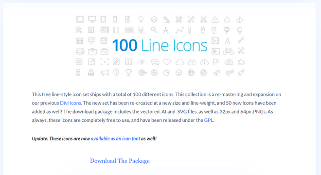 Line-Style Icons