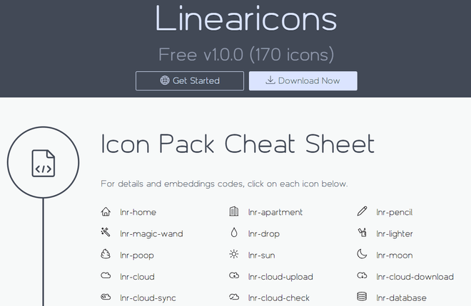Linearicons