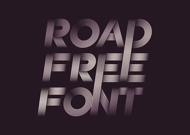 Road Free Font