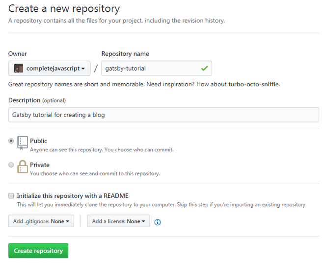 Tạo mới repository trên Github